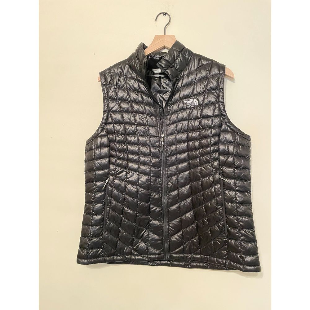 Women’s Black The North Face Thermoball Vest-Xl